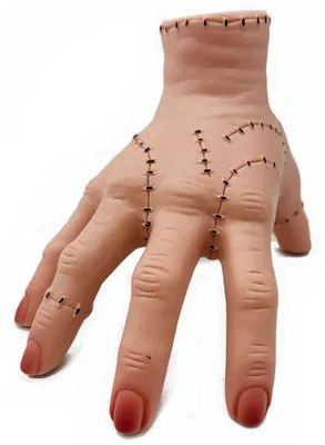 Gruselige Halloween-Hand aus Latex, 1 Stück, realistisch