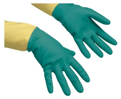 Produktbild von Vileda Professional HeavyWeight - Der Robuste Naturlatexhandschuh - L | Packung (1 Stück)
