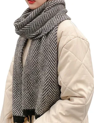 Produktbild von Herren Winterschal, weicher Strickschal