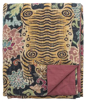 Image de COLLECTION CRÉATIVE | Couverture, motif coloré, en coton | 152 x 127 cm | 82073217