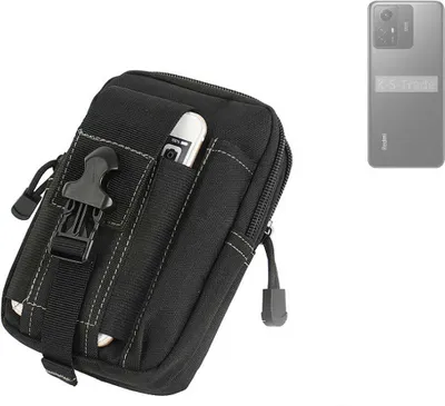 Produktbild von K-S-Trade Gürtel Tasche kompatibel mit Xiaomi Redmi Note 12S Gürteltasche Holster Schutz Hülle Handy Hülle Smartphone outdoor Handy-Hülle schwarz