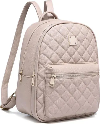 Image de Myhozee Femme Sac à dos en cuir Petit élégant Lingge Design Noir