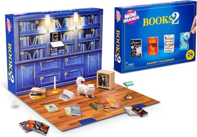 Imagen del producto de Calendario de Adviento con mini libros - Serie 2 - 24 miniaturas