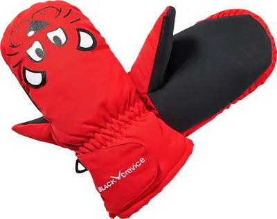 Produktbild von BLACK CREVICE - Kinder Handschuhe | Fäustlinge - 5000 mm Wassersäule | Farbe: Rot | Größe: M/2