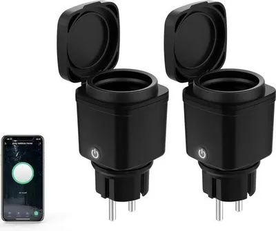 Produktbild von Intelligente WLAN-Steckdosen 2er Set mit Timer und Energiemessung