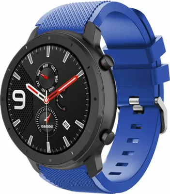 Produktbild von Strap-it Xiaomi Amazfit GTR Silikonarmband (Blau)