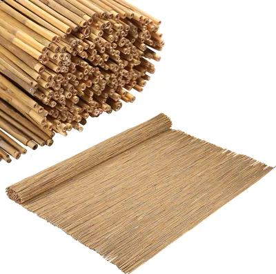 Produktbild von TolleTour Schilfrohrmatte 100x600cm Schilfmatte Sichtschutzmatte Windschutz Sichtschutz für Balkon, Garten, Terrasse