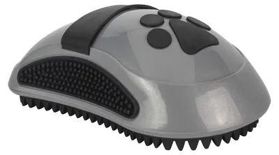 Produktbild von FURminator Striegel für Hunde und Katzen – Fellpflege Bürste für glänzendes Fell, Grau