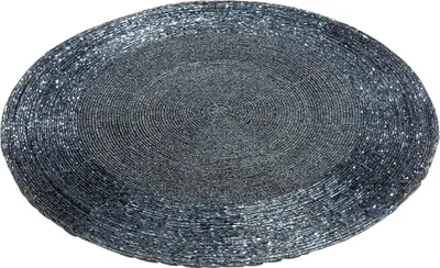 Zdjęcie produktu dla Gilde Platzset, rund, Glas, blau, VE 12, D. 35 cm Durchmesser: 35.00 cm 48922