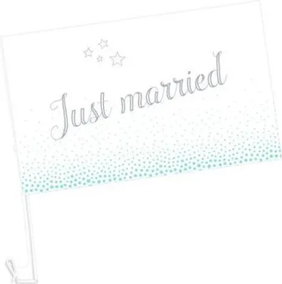 Produktbild von Autofahnen - Just married