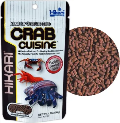 Produktbild von Hikari Krabbenküche Sinkende Sticks für Krebstiere mit Kalzium 50g