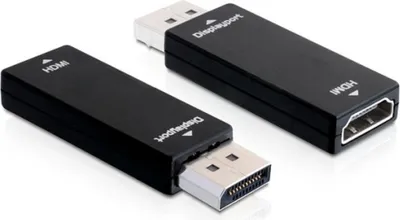 Produktbild von Delock - HDMI-Adapter - DisplayPort männlich zu HDMI weiblich - Schwarz