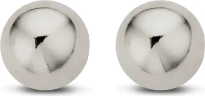 Produktbild von New Bling 9NBG-0433 Witgouden Oorknopjes Bol - 4mm - Glad - 14 Karaat - Witgoud