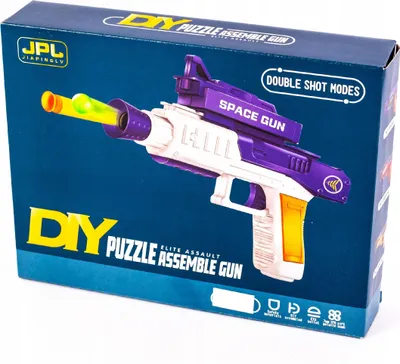 Produktbild von Softdart Pistole Bausatz - DIY Spielzeugwaffe mit Schaumstoffpfeilen für Kinder