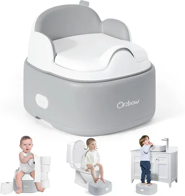 Produktbild von Kindertoilette, Kindertoilettensitz, grau, Toilettentraining