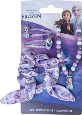 Produktbild von Disney Eiskönigin Olaf and Elsa Halskette und Haarschmuck Set