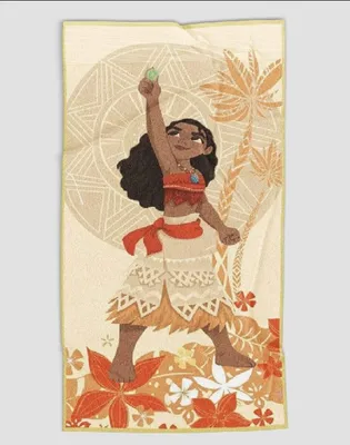 Zdjęcie produktu dla Kąpielówka Disney Vaiana 70 x 140 cm poliester
