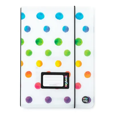 Image de Cahier PP Oxybook A5 40 feuilles Dots colors