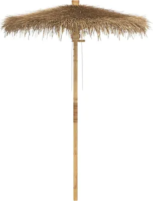 Zdjęcie produktu dla vidaXL Parasol Tiki z dachem z liści bananowca 150 cm bambusowy