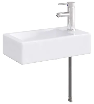 Obrázek produktu pro Umývadlo do koupelny Chrom 45,5 x 25,5 x 13 cm Kov