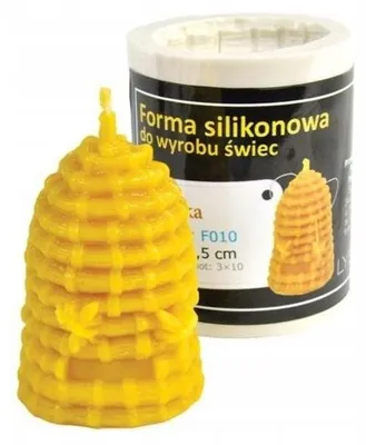 Produktbild von Łysoń Kószka Silikonform Höhe 7,5cm für Kerzen