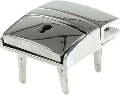 Metall Mappenschloss Verschluss 42x42mm silber