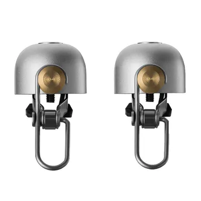 Produktbild von ROCKBROS 2er Set Fahrradklingel Klassisisch Handklingel Mini Fahrradglocke Lenker Silber