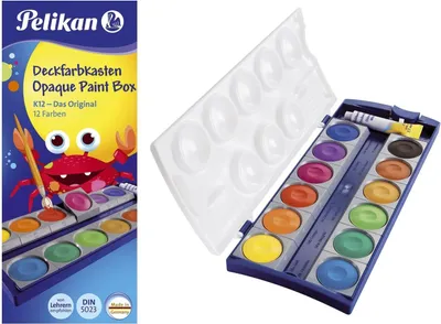 Immagine prodotto di Pelikan® 720250 Scatola colori opachi 735K/12 - 12 colori + 1 bianco opaco