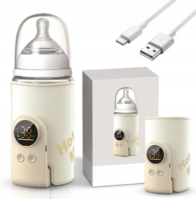 Produktbild von Tragbarer Flaschenwärmer für Babys 8000 mAh LCD 6 Temperaturen