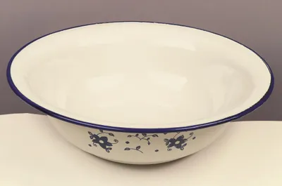 Immagine prodotto di Ciotola smaltata 32 cm - fiori