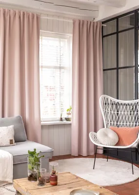 Produktbild von Elbersdrucke Gardine mit verdeckten Schlaufen Midnight 14 rosa verdunkelnd 255x140cm 201739 Vorhang für das Wohnzimmer Schlafzimmer Küche Flur Kinderzimmer