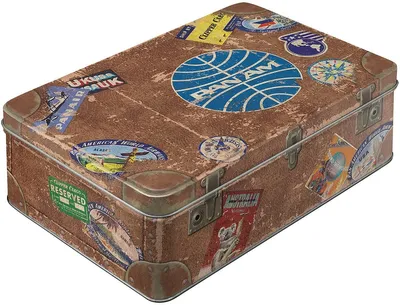 Zdjęcie produktu dla Puszka Płaska Pan Am Travel Sticke