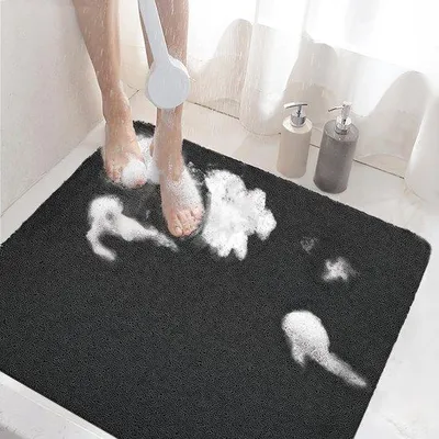 Zdjęcie produktu dla Antypoślizgowa mata prysznicowa 60 x 60 cm – miękka i szybkoschnąca