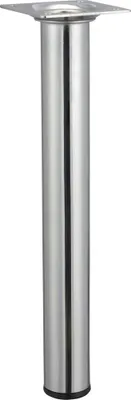 Image de Hettich Tischbein 3,0 x 25 cm acier chromé - 1 pièce