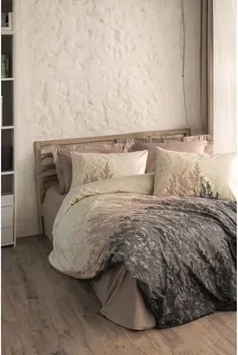 Produktbild von Bettwäsche-Set, 220 x 240 cm, 100% Baumwolle Renforcé, Beige, 2 Kissenbezüge 60 x 60 cm