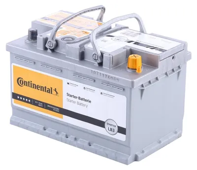 Image de CONTINENTAL Batterie de voiture Starter LB3 12V 70Ah 680A borne droite 278x175x175 mm