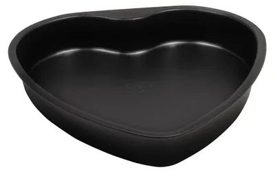 Image de Oetker Ø 25 cm, Moule à gâteaux à fond plat, moule en forme de cœur & anti-fuite en acier avec revêtement antiadhésif