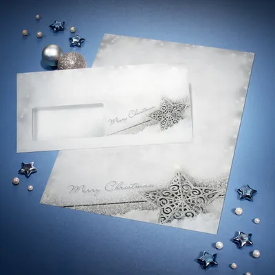 Produktbild von SIGEL DP136 chts-Motiv-Papier, Brilliant Star, Feinpapier (Ink/Laser/Copy), 90 g, A4, 100 BL