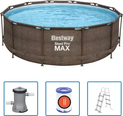 Produktbild von Bestway Swimmingpool-Set Steel Pro Max Rahmen 366 x 100 cm