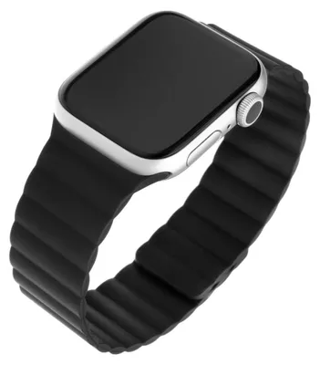 Produktbild von FIXED Silikon-Magnetarmband für Apple Watch 38/40/41mm rot