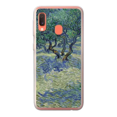 Produktbild von MuchoWow® Handyhülle Schutzhülle Hülle für Samsung Galaxy A20e Der Olivenhain - Vincent van Gogh Silikon Softcase Handy Hülle - Abdeckung