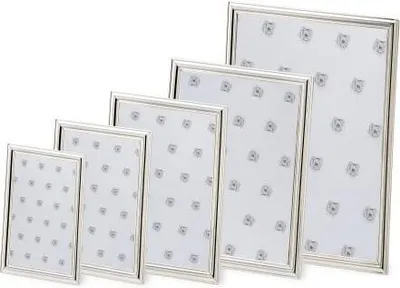 Produktbild von Fotorahmen schmal, glatt, versilbert 13 x 18 cm