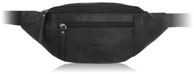 Produktbild von Herren Leder Gürteltasche schwarz Niere Vintage geräumig Paolo Peruzzi AY-29-HBL