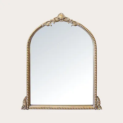 Zdjęcie produktu dla KEYHOMESTORE | Złote lustro w ramie metalowej, 87x100 cm
