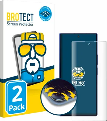 Produktbild von 2x BROTECT Fullscreen Schutzfolie für Samsung Galaxy Z Fold 7 Displayschutz Folie Fullcover Klar Transparent