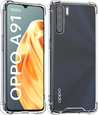 Produktbild von TPU Back Cover Oppo A91 - Antishock - Transparent