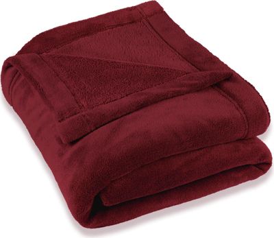 Montreal Kuscheldecke 150x200 bordeaux Polyester  260 g/m²