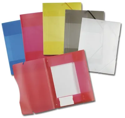 Produktbild von Sammelmappe A4 Plastik FOLIA 6989 5 Farben sortiert