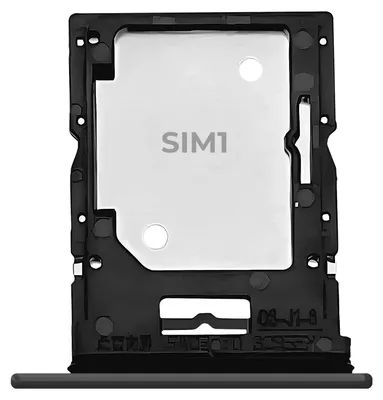 Produktbild von Clappio, SIM-Halter Dual Nano SIM / MicroSD für Redmi Note 14 Pro 4G, Schwarz