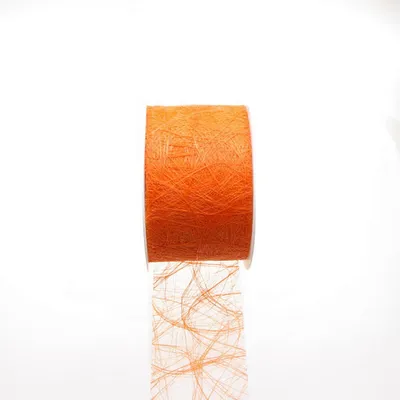 Produktbild von Sizoweb Tischband - Hussenband - orange - 7,9 cm - 50 Meter auf der Rolle - 64 005-R 079